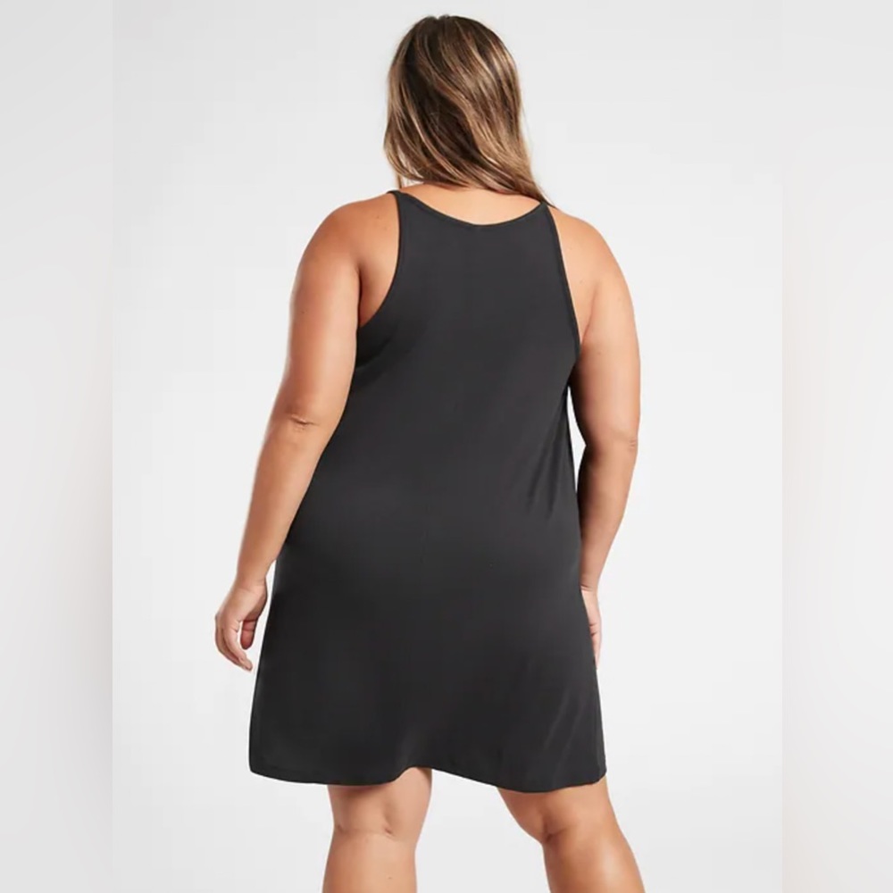 ATHLETA Well Rested Rib Sleep Dress in Black - Picture 5 of 9